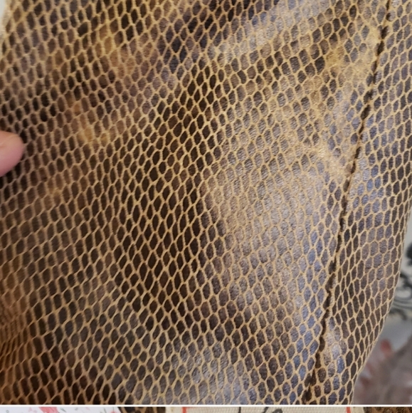 FREE PEOPLE SNAKE FÉNIX FAUX-LEATHER JACKET - Picture 10 of 12